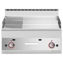 G65/PMCD7T-N (25) Gas Grillplatte 2/3 glatt 1/3 gerillt -Top- hartverchromt "50 µm"